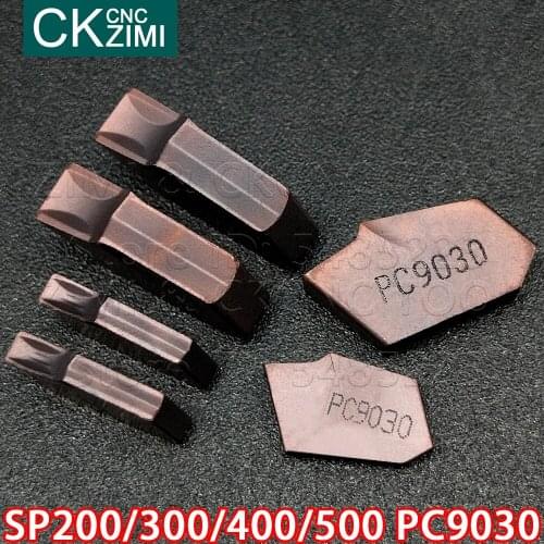 SP200 PC9030 SP300 PC9030 SP400 PC9030 Carbide inserts Single cutting inserts tool grooving insert CNC lathe for stainless steel