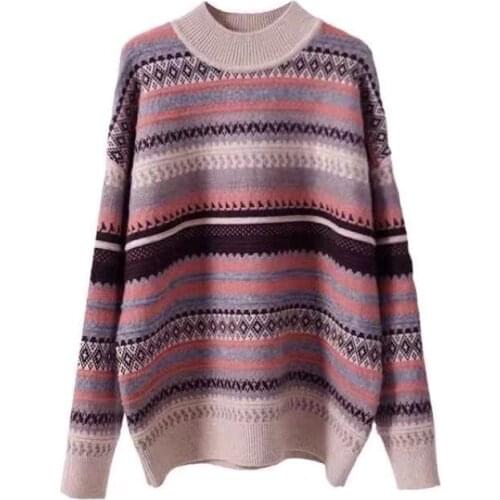 Korean Sweater Pullover Women Knitted Sweaters for Women Long Sleeve Sweater Plus Size Autumn Woman Knit Pullover Sweaters