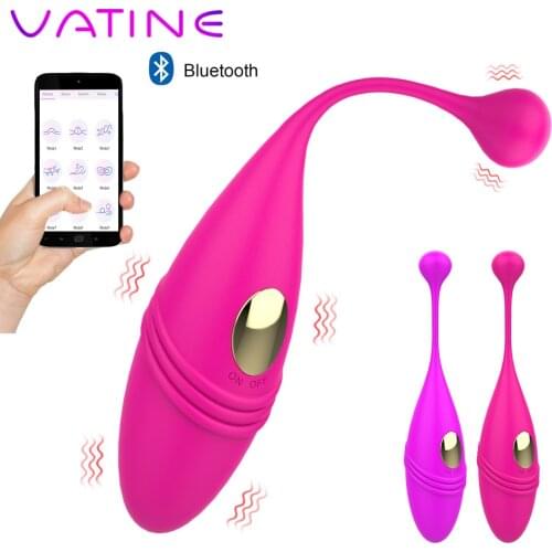VATINE Bluetooth APP Control Wearable Vibrator Clitoris Stimulation G Spot Massager Vaginal Ball Sex Toys for Women