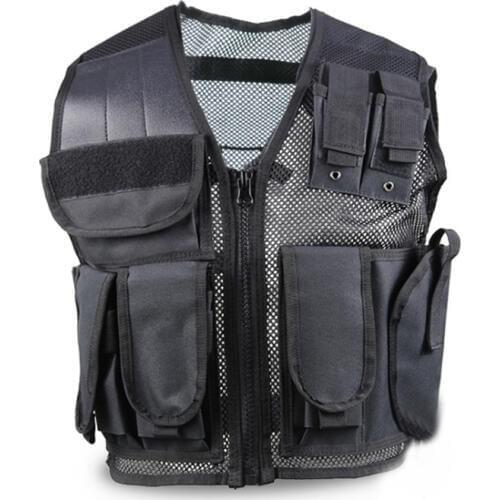 Tactical Vests Mens Army Military Multi-pocket Adjustable Vest Clothing Outdoor Assault Combat Sleevessless Jackets Breathable