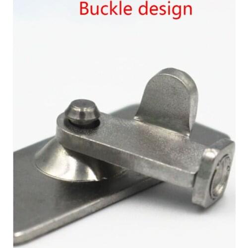 203F Mini Stainless Steel 90 Degree Right Angle Buckle Hook Lock Bolt for Sliding Door Latch Bar Window Home Furniture Hardware