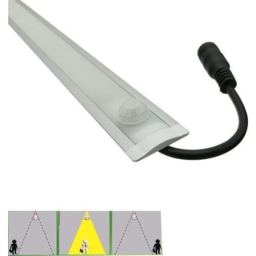 5pcs*50cm SMD 5730 rigid strip with PIR sensor strip Bar Light Factory Wholesale ,red/blue,green color U Aluminium +Cover