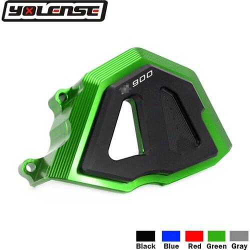 Motorcycle CNC Aluminum Front Sprocket Cover Chain Guard Crash Protector Slider For KAWASAKI Z900 Z 900 2017 2018