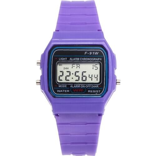 Silicone Watchband Men watches Waterproof LED Digital Childrens Sports Watches Ultra-thin Multi-function Luminous Watches 03