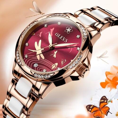 DCelio Women's Watches With Rhinestones