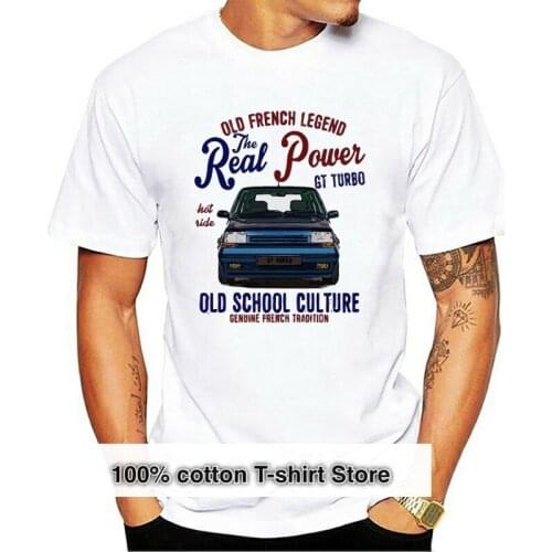 2020 Clothing Summer T-shirt Hip Hop Fitness Vintage French Car 5 Gt Turbo Real Power New Cotton O Neck Tee Shirt