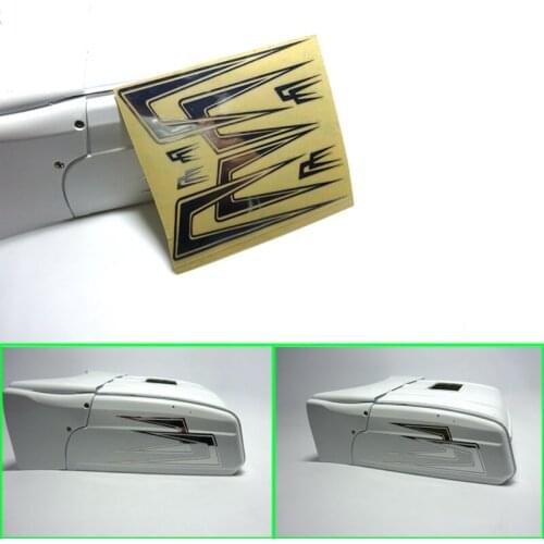 Metal High Top Double Swallow Suit for 1/14 Tamiya RC Truck Trailer Tipper Scania R730 620 Car Diy Parts