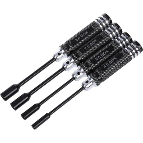 Metal Hex Key Socket Screw Drivers Wrench for RC Models 4.0mm 5.5mm 7.0mm 8.0mm