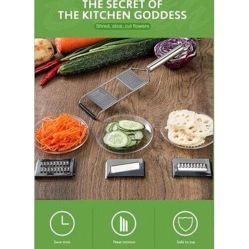 Hot Multi-purpose Vegetable Slicer Stainless Steel Grater Cutter Shredders Fruit Potato Peeler Carrot Grater Kitchen Accessories
