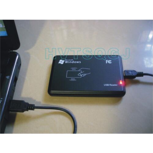1pcs Free shipping 13.56Mhz RFID Reader USB Proximity Sensor Smart Card Reader