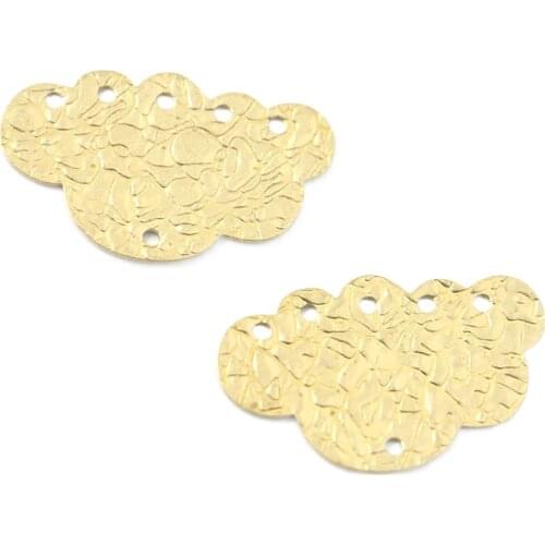 DIY earrings, necklaces, jewelry making supplies, brass pendants, brushed clouds, porous texture pendant joints