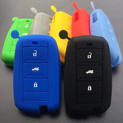 Silicone Rubber Key Cover Case for Changan CS15 EADO Raeton CS35 CS55 CS75 3 button key Accessories