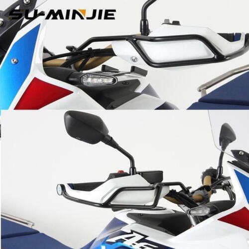 High quality Steel Left Right Motorcycle Font Handle Bar Hand Guard Bumper Frame Protector for Honda CRF1000L Africa Twin 2018