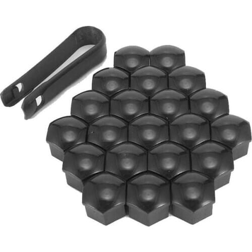 20pcs 17mm Tire Cars Vehicles Wheel Tire Screw Cap Decorative Tire Wheel Nut Bolt Car Styling Dustproof Protector
