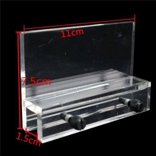 1pcs Aquarium Clear Fish Tank LED Light Holder Lamp Fixtures Support Stands Hang Box Aquatic Fish Tank Lighting Accessories