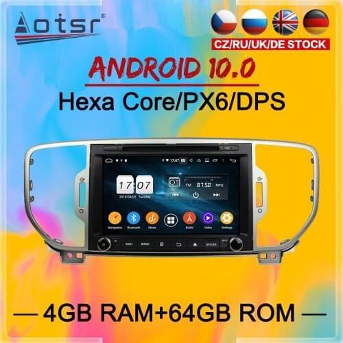 For KIA Sportage 4 Android Radio Multimedia 2016-2019 Audio Car DVD Player GPS Navi Head unit Autoradio Cassette Recorder 2 Din