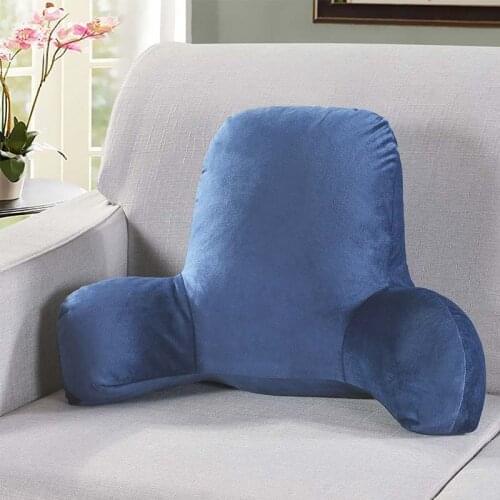Velvet Corduroy Cushion Armchair Lumbar Couch Backrest Pillow Warm Soft Back Pillow