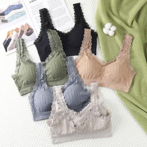 Linbaiway Seamless Bras for Women Push Up Chest Wrap Tube Top Girls Sports Fitness Underwear Vest Brassieres Female Bralette