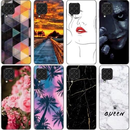 For Samsung Galaxy F62 Case Rose Wolf Cute Patterned Cover Soft Silicon Phone Case for Samsung Galaxy M62 Top Quality