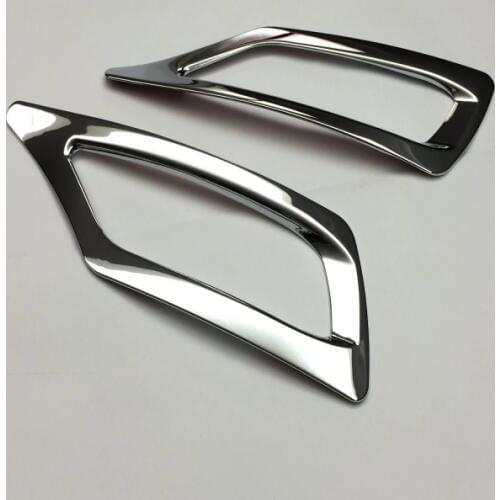 For Toyota RAV4 RAV 4 2014 2015 2016 2017 Chrome REAR Foglight Fog Light Lamp Cover Reflector Garnish Kit Styling