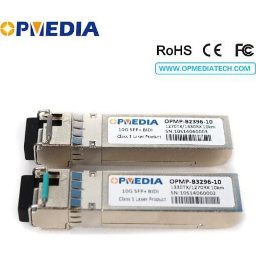 Equivalent to Juniper,10GBASE-BX10 SFP LR module,Bidi 10GBASE SFP+ 10km 1270Tx/1330Rx OR 1330Tx/1270Rx optical transceiver