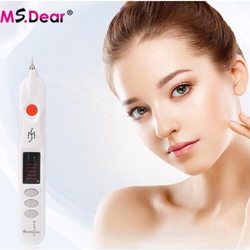 Electric Plasma Pen Mole Removal Dark Spot Remover LCD Skin Care Point Pen Skin Wart Tag Tattoo Removal Tool Beauty Care