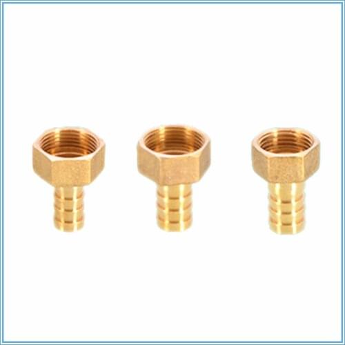 Pipe Fitting ID 8mm 10mm 12mm 14mm 16mm 19mm Hose Barb Tail 3/4 BSP Female Thread Connector Joint Copper Coupler Adapter