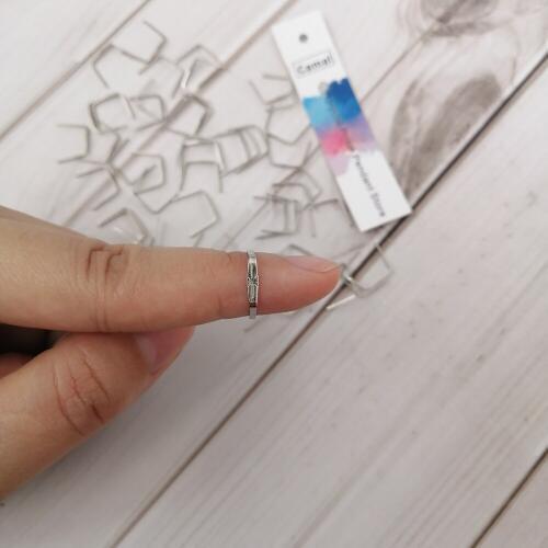 Camal 100pcs 10mm Chrome Color * Shaped Pin Connector For Crystal Prisms Beads Chandelier Pendant Lamp Lighting Parts DIY