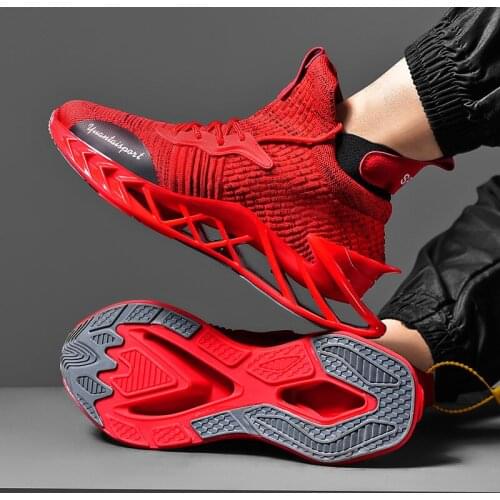 Classic Mens Blade Running Shoes Breathable Sneakers Brand Jogging Shoes Fashion Antiskid Damping Sports Shoes Zapatillas 39-46