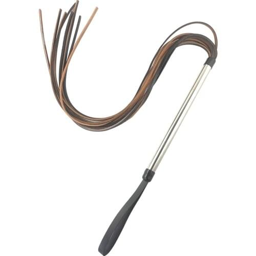 Genuine Leather horse tassel Whip Erotic Fetish Spanking BDSM Bondage Couple flirting Games slave sex toy for male female