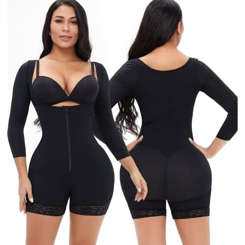 Full Body Shaper for Women Waist Trainer Fajas Tummy Control Bodysuit Shapewear Butt Lifter Shorts Arm Thigh Slimmer Shapers