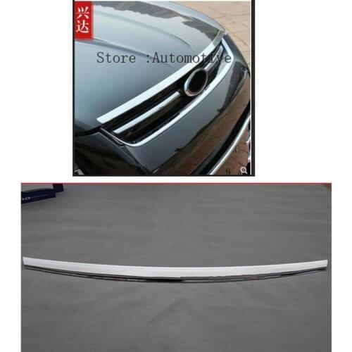 For Ford Kuga Escape 2013 2014 2015 2016 Car Cover Bumper Engine ABS Chrome Trim Front Grid Grill Grille Frame Edge 1pcs