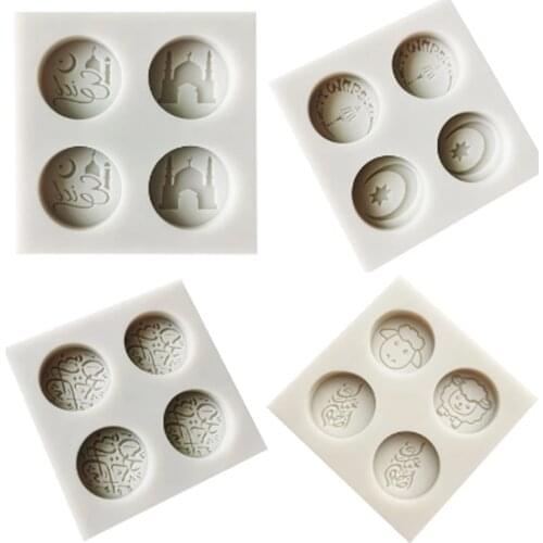 New Middle Eastern pattern Arabian fondant silicone mold DIY polymer clay bakeware biscuit baking utensils