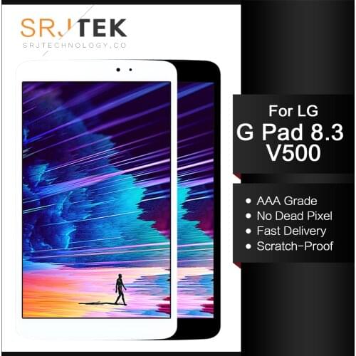 New 8.3'' inch For LG G Pad 8.3 V500 Wifi and 3G Version LCD DIsplay + Touch Screen Digitizer Glass Assembly