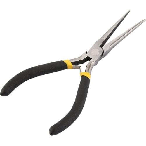 8 Style Pliers Light Weight Portable Durable Carbon Steel Forging Jewellery Making Beading Mini Pliers Tool Round Flat Long Nose