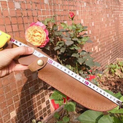 EDC Fixed Blade Straight Knife Holder Outdoor Tool Belt Loop Hunt Multi Holster Carry Sheath Leather Scabbard with Good Quality