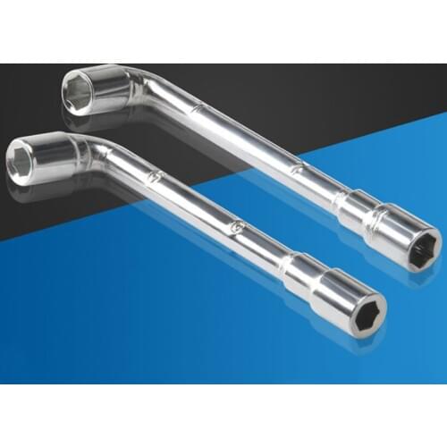 6mm 7mm Hexagonal wrench L-shaped Screw Nut Wrench Sleeve Maintenance Tool Sleeve Wrench for Ender 3 E3D MK8 Nozzle