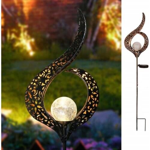 Solar LED Flame Light Waterproof Street Light Retro Garden Light Lawn Light For Outdoor Garden Courtyard Lawn Decor Lighting