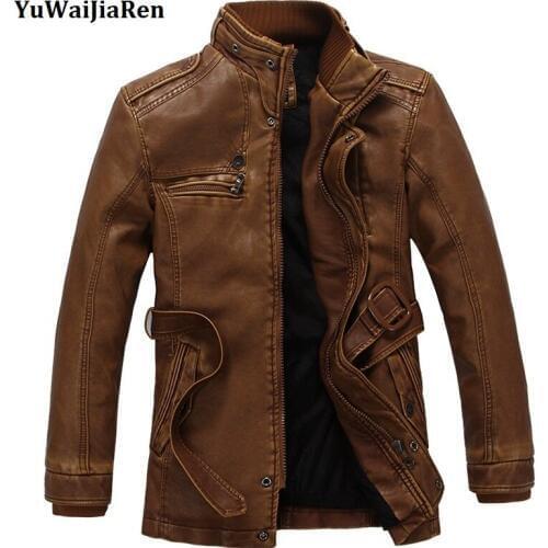 YuWaiJiaRen Men's Suede Jackets