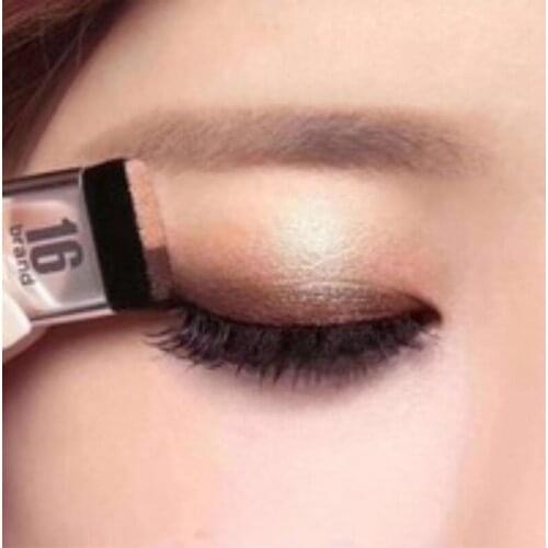 Women Makeup 3 Seconds Eyeshadow Makeup Double Layer Coloured Gradation Cosmetic Brush