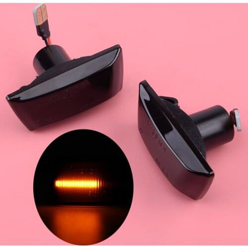 2pcs 3W Side Indicators Repeaters Lights fit for Astra Adam Insignia Corsa 1713423 1713417 1713418 13497989 13252455 13193574