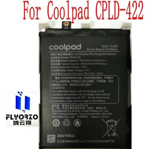 3.85V High Quality 2850mAh CPLD-422 Battery For Coolpad CPLD-422 Mobile Phone