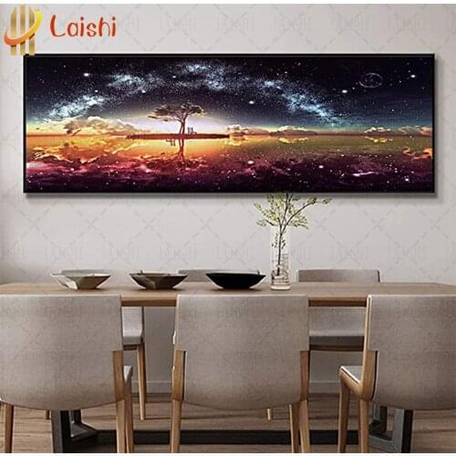 5D round square diamond embroidery Large size fantasy starry sky art full sets diamond painting mosaic pictures rhinestones icon