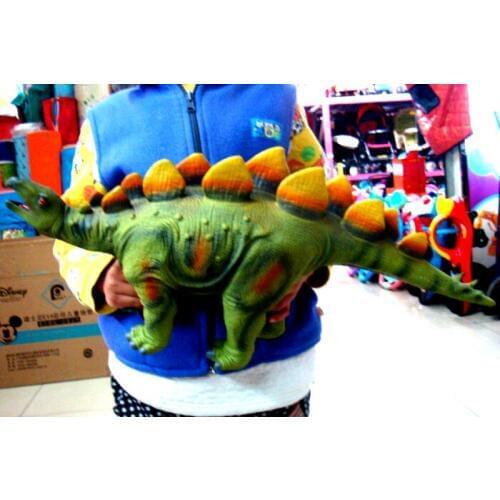 60cm Soft Simulation Dinosaur Model Stegosaurus Action Figures Toy Collection Ancient Creatures Childrens Toys