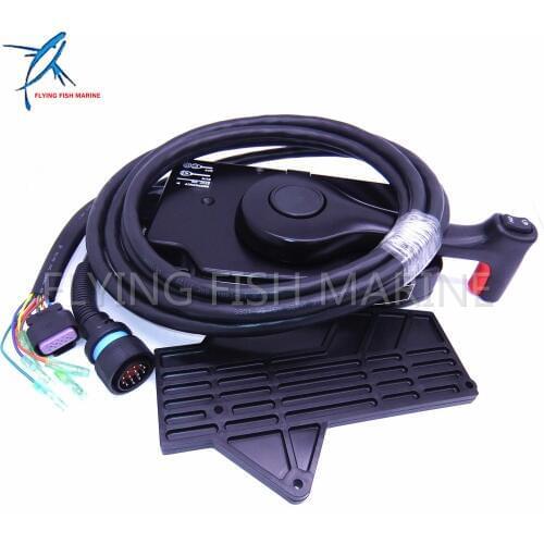 881170A13 Boat Motor Side Mount Remote Control Box With 14 Pin for Mercury Outboard Engine 14 Pin