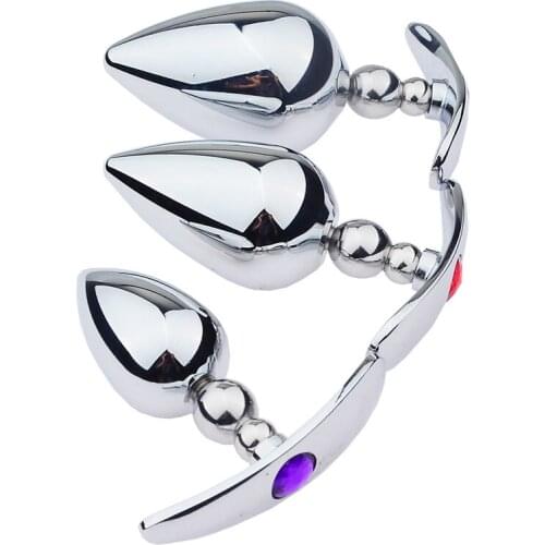 4 Sizes Metal Stainless Steel Anal Butt Plug Anus Vagina Massage G Spot Expansion Masturbation Eroticos Sexis Couples Products