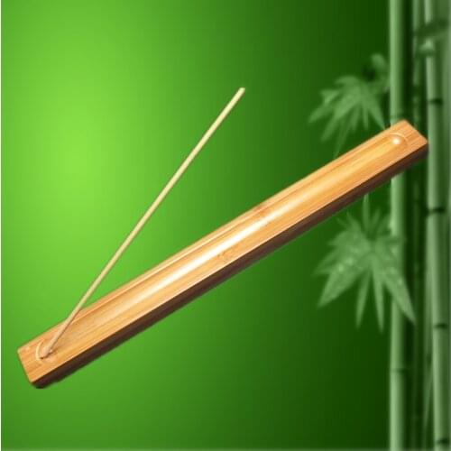 F High Quality 1Pc Bamboo burner for Incense Sticks sandalwood palo santo Incense Holder Fragrant Ware Stick Incense plate Sage
