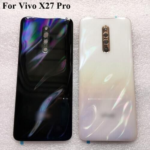 2PCS Tested NEW For Vivo X27 Pro Full Battery Cover Back Cover Door Housing Case For Vivo X 20 PRO X27Pro with logo