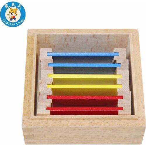 Baby Montessori Sensory Material Kids Toys Color Tablet Box Preschool Early Educational Toys