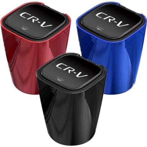 For Honda crv 2019 2008 2017 2020 2016 Car Interior Accessories Universal Car Ashtray With LED Light Cigarette Office Ashtray